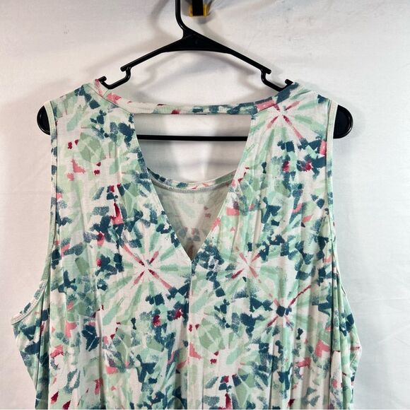 Livi by Lane Bryant Womens Kaleidescope Sleeveless Top 0621 - Picture 7 of 13